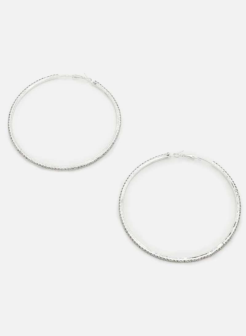 SOHI Party Artificial Hoop Earring Jewellery