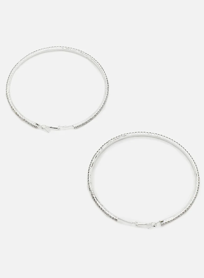 SOHI Party Artificial Hoop Earring Jewellery