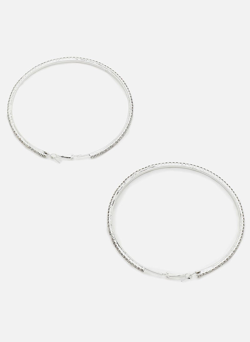 SOHI Party Artificial Hoop Earring Jewellery  - Image 3