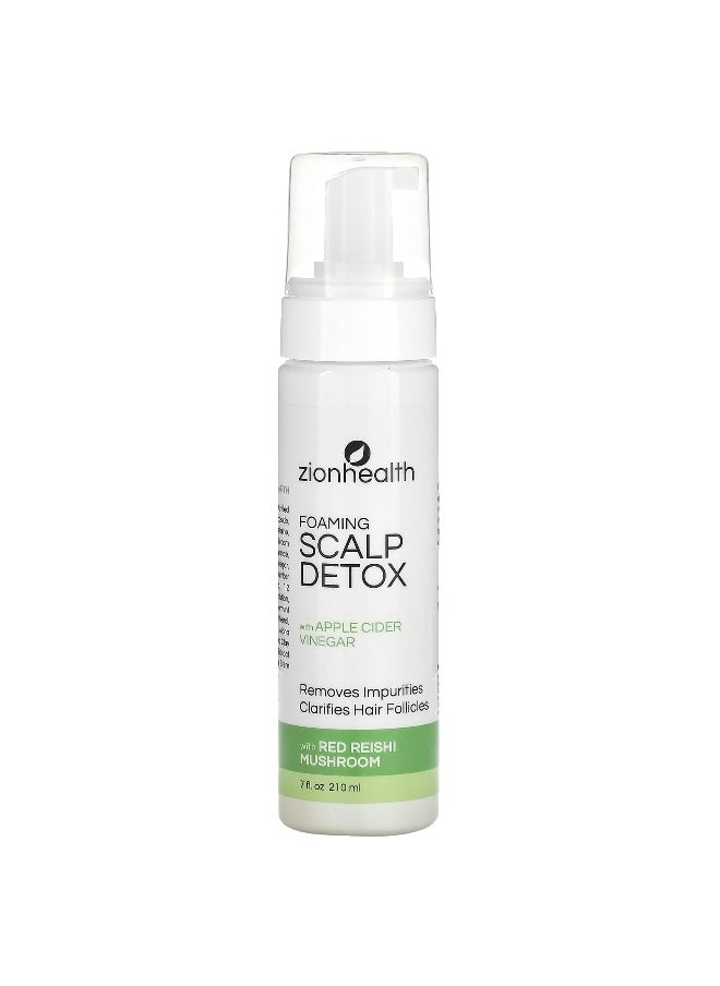 Zion Health Zion Health, Foaming Scalp Detox With Apple Cider Vinegar, 7 fl oz 210 ml  - Image 1
