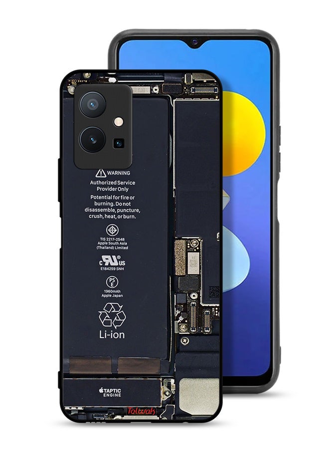 Tolwak غطاء حماية لهاتف Vivo T1 5G بنمط دائرة كهربائية - Image 1