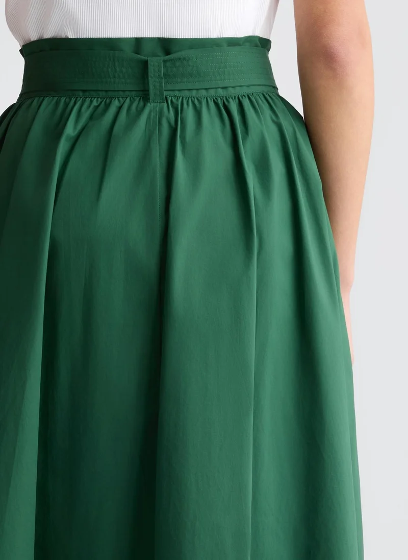 Liu Jo Green midi skirt
