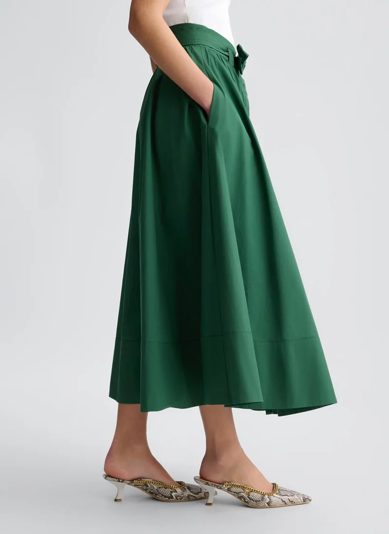 Liu Jo Green midi skirt