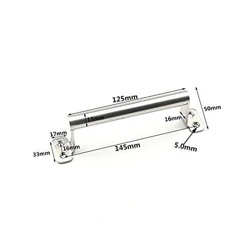 Tokatuker 2X 6-3/10"(16cm) Stainless Steel Barn Door Handle Fence Gate Pull (Small) - Image 2