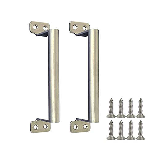 Tokatuker 2X 6-3/10"(16cm) Stainless Steel Barn Door Handle Fence Gate Pull (Small) - Image 1