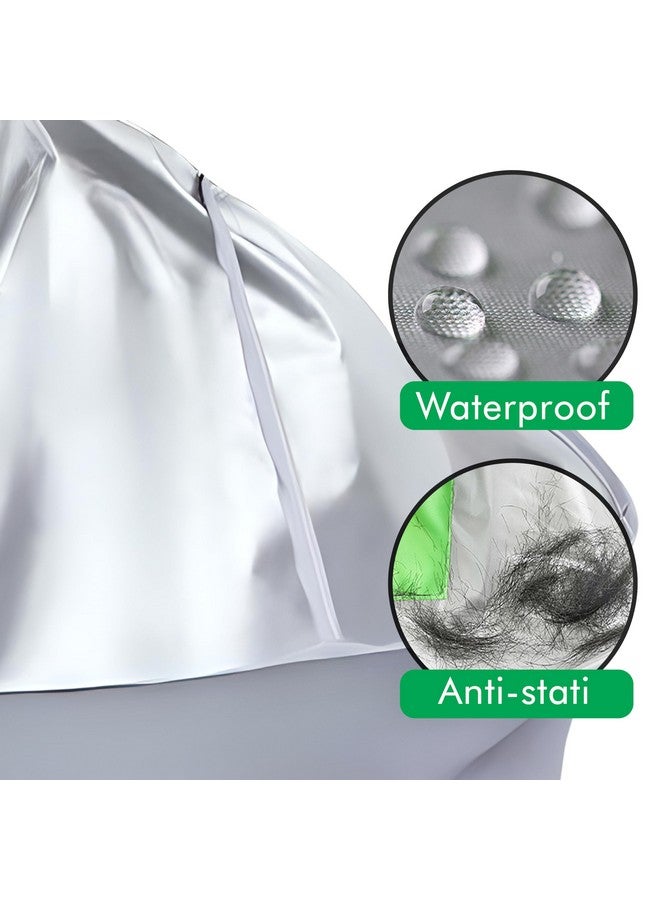 Wsevinn Hair Cutting Capes for Adults, Professional Haircut Cape Umbrella Waterproof Salon Barber Cape Hairdressing Apron, with 1PCS Black Comb - Image 4