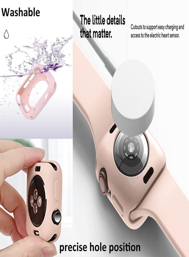 Yrzper [9 Pack] Compatible with Apple Watch 41mm 45mm Case, Soft TPU Protective Bumper Cover for iwatch Series 9/8/7 Case (9 Colors, 41mm) - Image 3