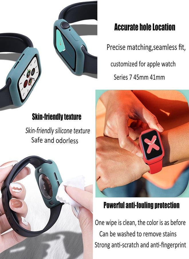 Yrzper [9 Pack] Compatible with Apple Watch 41mm 45mm Case, Soft TPU Protective Bumper Cover for iwatch Series 9/8/7 Case (9 Colors, 41mm) - Image 4