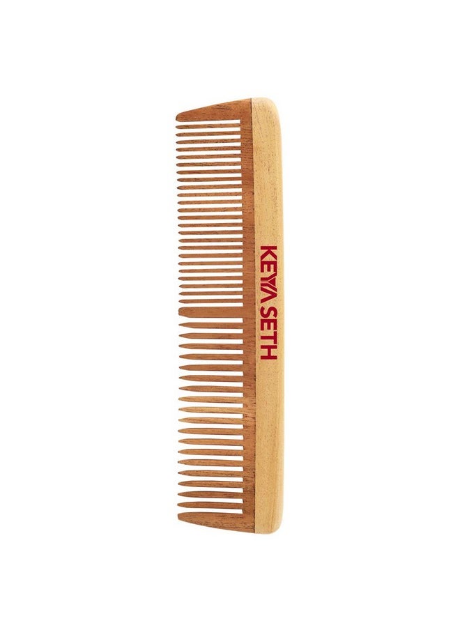 KEYA SETH AROMATHERAPY, DEVICE OF DROP Keya Seth Aromatherapy, Organic Neem Wooden Comb II Massages Scalp, Stimulates Hair Growth, Removes Dandruff  - Image 1