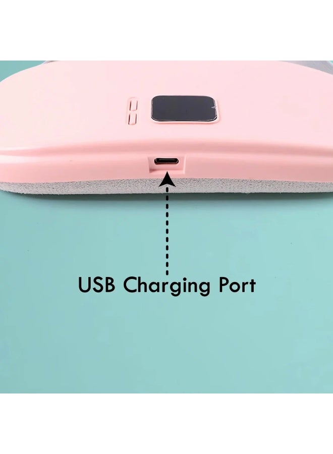 Rechargeable Menstrual Heating Belt with Vibration Massage, Portable Period Heating Pad for Abdominal & Lower Back Comfort, Adjustable Warm Waist Belt for Menstrual Cramps, Home, Office & Travel - Image 4