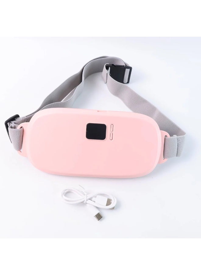 Rechargeable Menstrual Heating Belt with Vibration Massage, Portable Period Heating Pad for Abdominal & Lower Back Comfort, Adjustable Warm Waist Belt for Menstrual Cramps, Home, Office & Travel - Image 2