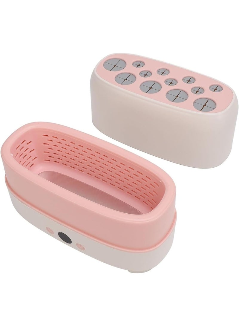 Automatic Makeup Brush Dryer – Electric Cosmetic Brush Drying Machine, Thermo-Controlled, Protects Bristles, Dries Up to 12 Brushes and 2 Sponges Simultaneously - Image 2