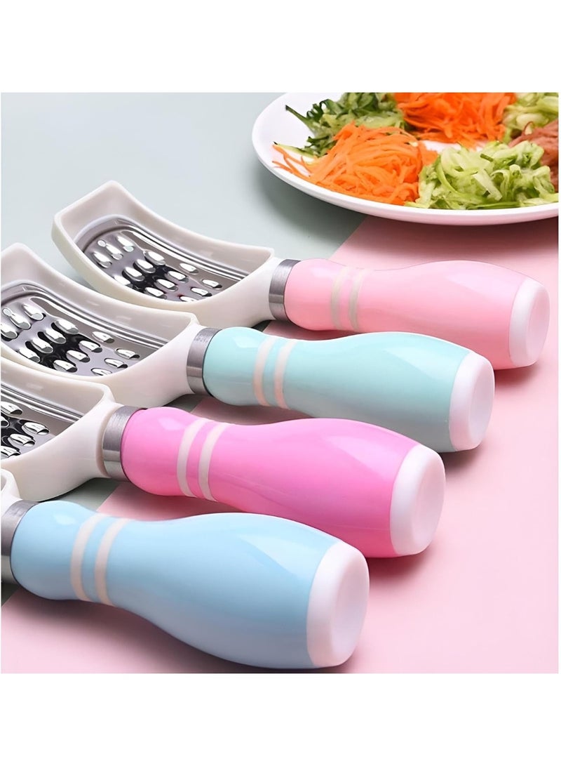 Happy Home Stainless Steel Multi-Blade Grater | Perfect for Vegetables, Fruits & Cheese | Easy to Clean, Safe & Durable Kitchen Tool - Image 4