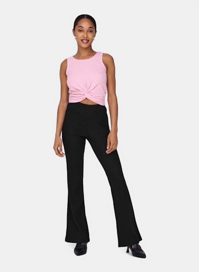 ONLY Womens Fever Rib Flared Pants - Image 1
