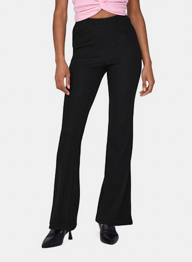 ONLY Womens Fever Rib Flared Pants - Image 2