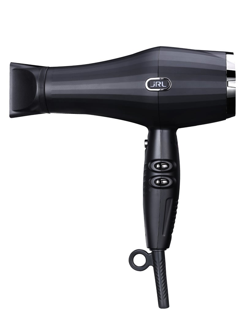 جي آر إل بروفيشنال مجفف الشعر JRL Forte Pro أسود | 2020 لتر - Image 1