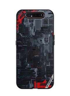 VR CREATIVE Protective Case Cover For Samsung Galaxy A80 Tech Design Multicolour  - Image 1