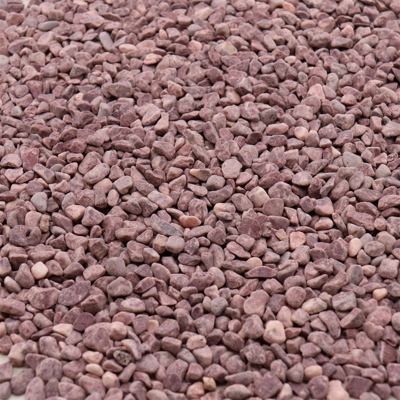 Premium Pebbles Rocks for Plants.Red Color Decorative Pebbles. 1/5 Inch 2 lbs. for Garden, Landscaping, Indoor, Vase fillers, Crafting, Succulents, pots, Plants (Mini, RED, 2) - Image 1