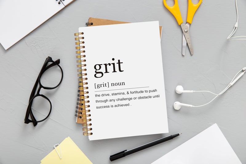 Ecezatik Inspirational Spiral Notebook,Inspirational Journal,Inspirational Journal for Women Men Writing,Grit Spiral Notebook 8.3Ã—5.5 Inch - Image 2