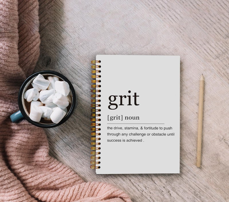 Ecezatik Inspirational Spiral Notebook,Inspirational Journal,Inspirational Journal for Women Men Writing,Grit Spiral Notebook 8.3Ã—5.5 Inch - Image 4