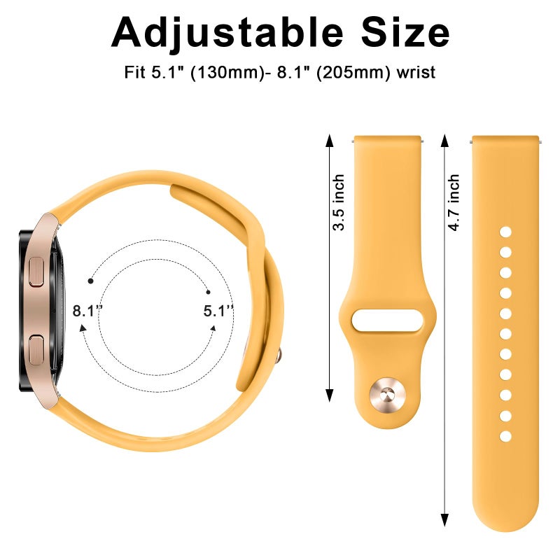 Meliya Bands Compatible with Garmin Vivoactive 5 / Vivoactive 3 Watch Band, Garmin Venu 2 Plus / Venu Sq / Venu Watch Bands Women Men, Soft Silicone Sport Replacement Strap for Garmin Vivoactive 5, - Image 4