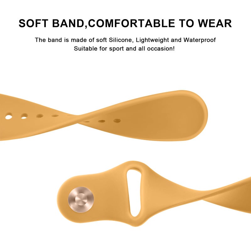 Meliya Bands Compatible with Garmin Vivoactive 5 / Vivoactive 3 Watch Band, Garmin Venu 2 Plus / Venu Sq / Venu Watch Bands Women Men, Soft Silicone Sport Replacement Strap for Garmin Vivoactive 5, - Image 3