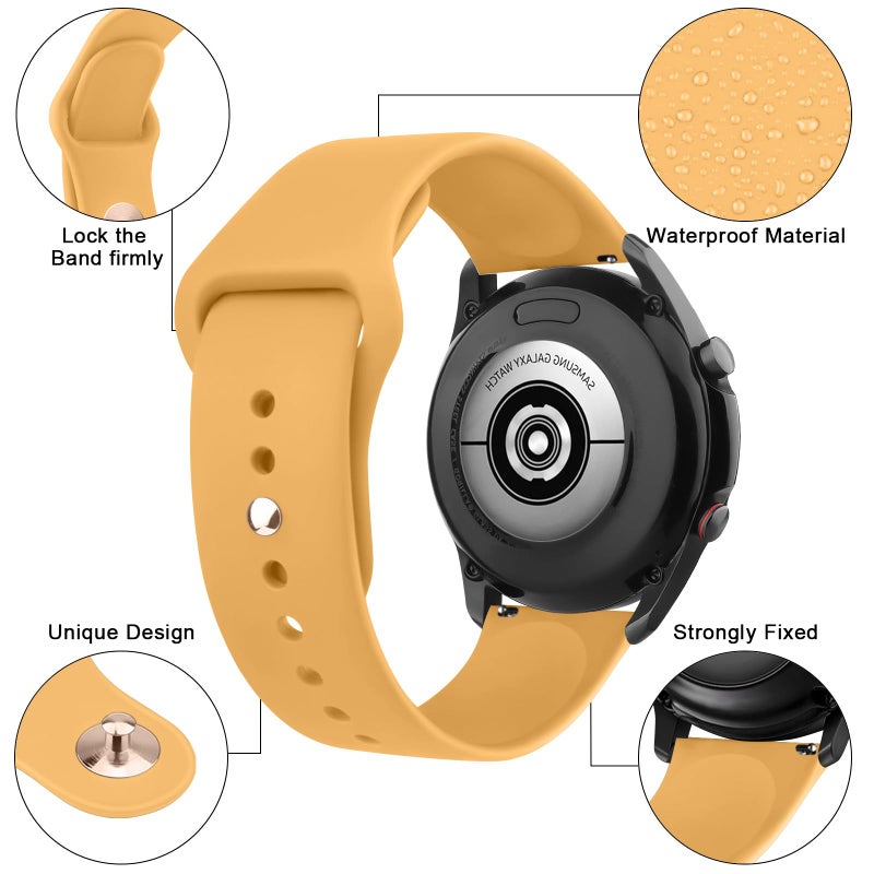 Meliya Bands Compatible with Garmin Vivoactive 5 / Vivoactive 3 Watch Band, Garmin Venu 2 Plus / Venu Sq / Venu Watch Bands Women Men, Soft Silicone Sport Replacement Strap for Garmin Vivoactive 5, - Image 2