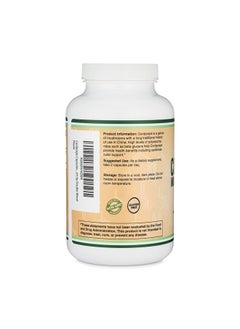 Double Wood Supplements Cordyceps Mushroom Extract, 1,000mg - 210 Capsules  - Image 3