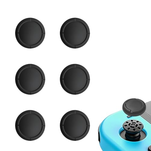 SFIELCAPA 6Pcs Silicone Analog Stick Covers for Nintendo Switch, OLED, Joy-con Controller Thumb Grips, Joystick Replacement Caps - Image 1