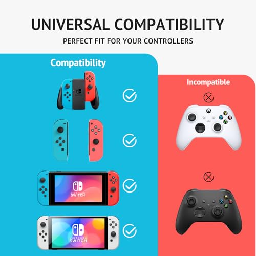 SFIELCAPA 6Pcs Silicone Analog Stick Covers for Nintendo Switch, OLED, Joy-con Controller Thumb Grips, Joystick Replacement Caps - Image 4