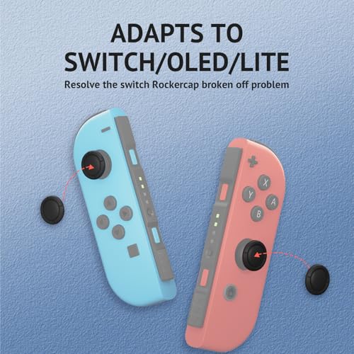 SFIELCAPA 6Pcs Silicone Analog Stick Covers for Nintendo Switch, OLED, Joy-con Controller Thumb Grips, Joystick Replacement Caps - Image 3