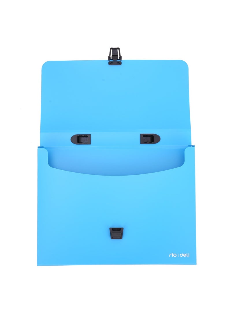 Deli 1-Piece A4 Size Document Carry Case Without Divisions Assorted Colours - Image 2