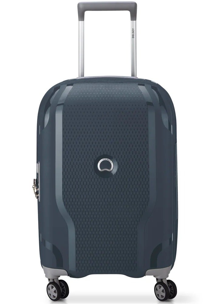 ديلسي _باريس حقيبة سفر كلافيل قابلة للتوسيع بعجلات مزدوجة  سم - أزرق جينز - Image 1