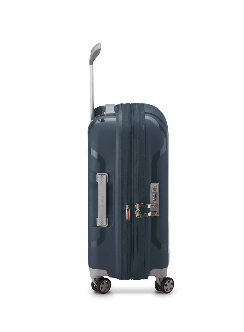 ديلسي _باريس حقيبة سفر كلافيل قابلة للتوسيع بعجلات مزدوجة  سم - أزرق جينز - Image 3