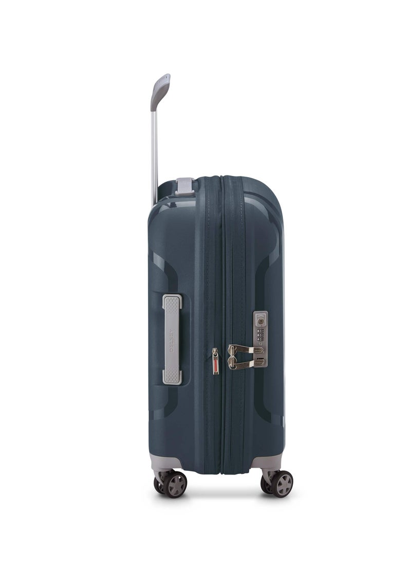 DELSEY Paris Recycled Clavel 83Cm Expandable 4 Double wheel Check-In Luggage Trolley Blue Jean  - Image 2