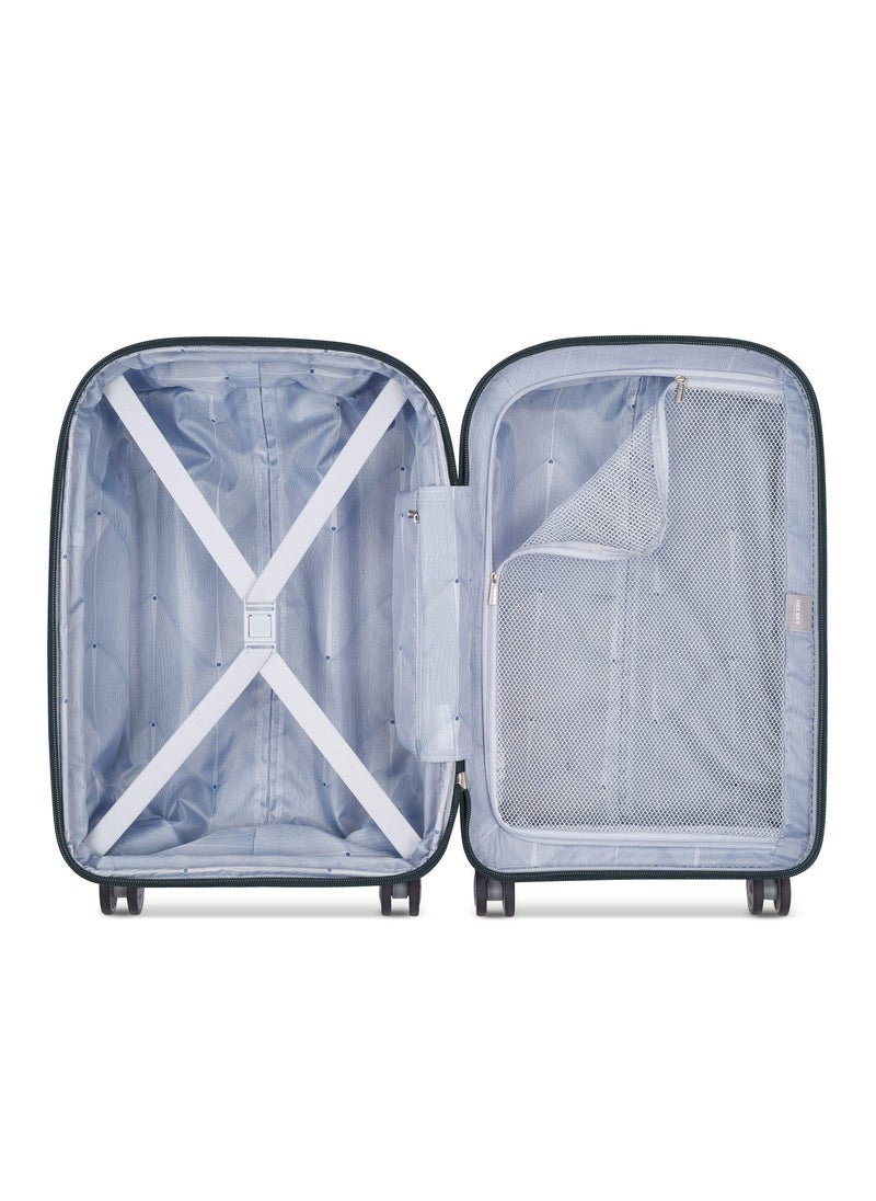 DELSEY Paris Recycled Clavel 83Cm Expandable 4 Double wheel Check-In Luggage Trolley Blue Jean  - Image 3