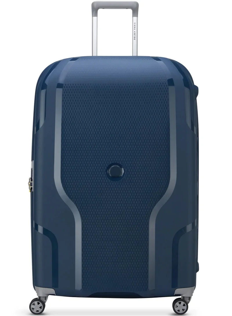 Clavel 83 Cm Hardcase 4-Double Wheeled Expandable Check-In Luggage Trolley (Recycled) - Blue Jean