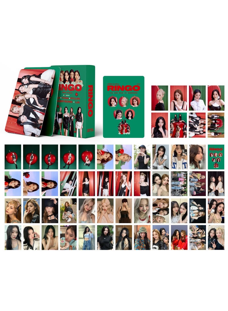 NIBEMINENT 55 Pcs Kpop ITZY RINGO Lomo Cards Card For Fans Collection Gifts - Image 1