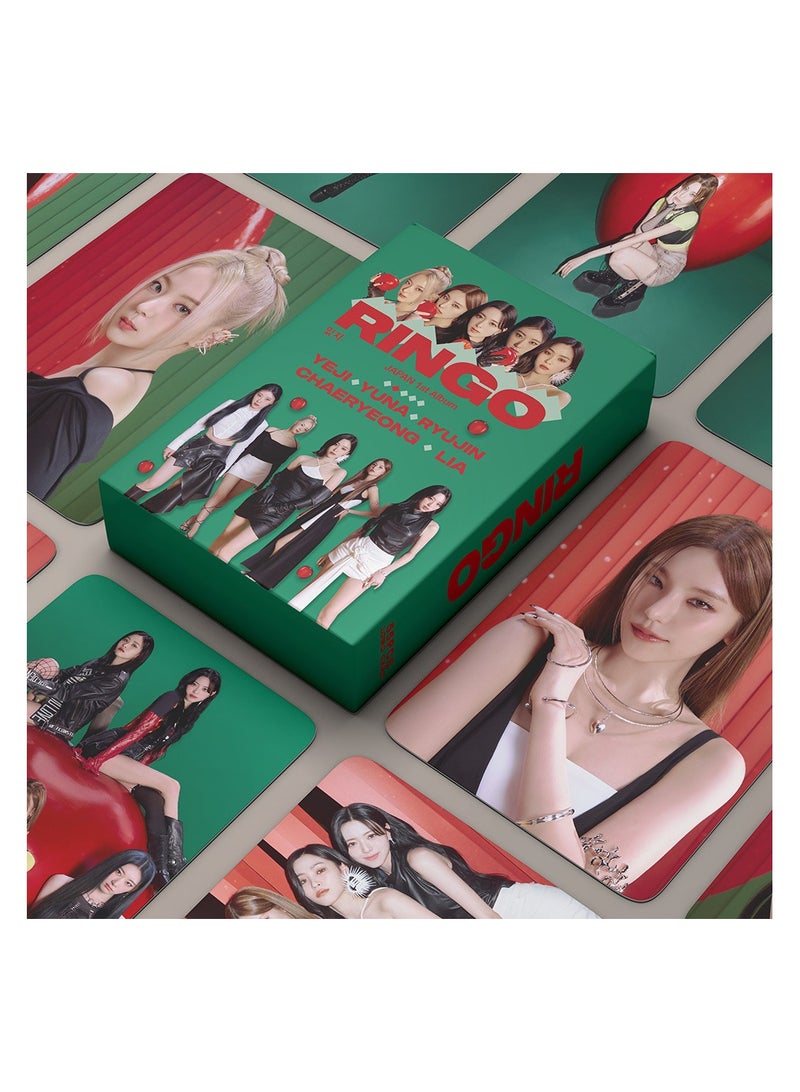 NIBEMINENT 55 Pcs Kpop ITZY RINGO Lomo Cards Card For Fans Collection Gifts - Image 4