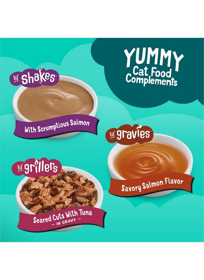فريسكس طعام القطط الرطب Purina Friskies Seafood Faves مجموعة متنوعة من طعام القطط القابل لللعق مع صلصة - علبة 24 قطعة  - Image 3