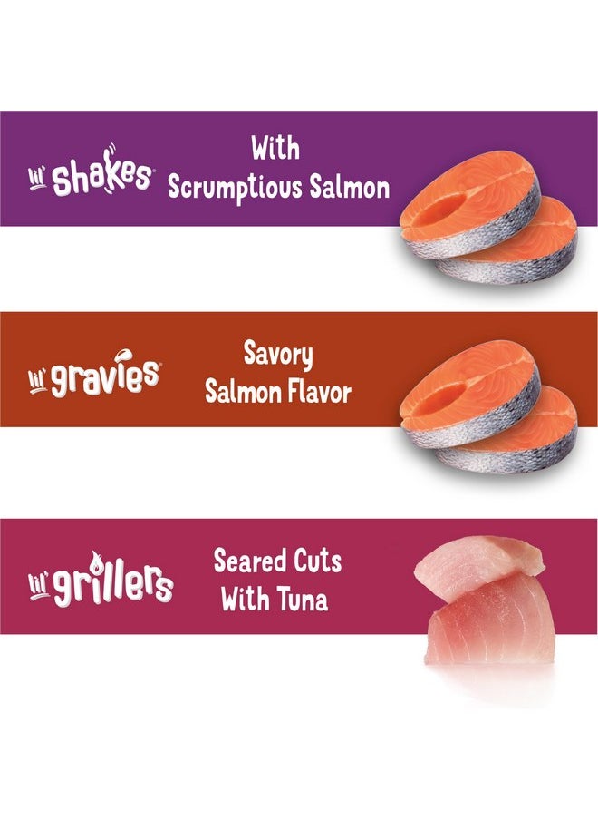 فريسكس طعام القطط الرطب Purina Friskies Seafood Faves مجموعة متنوعة من طعام القطط القابل لللعق مع صلصة - علبة 24 قطعة  - Image 4
