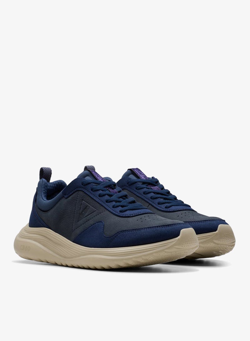 clarks Lt360 Lace Navy Nubuck - Image 4