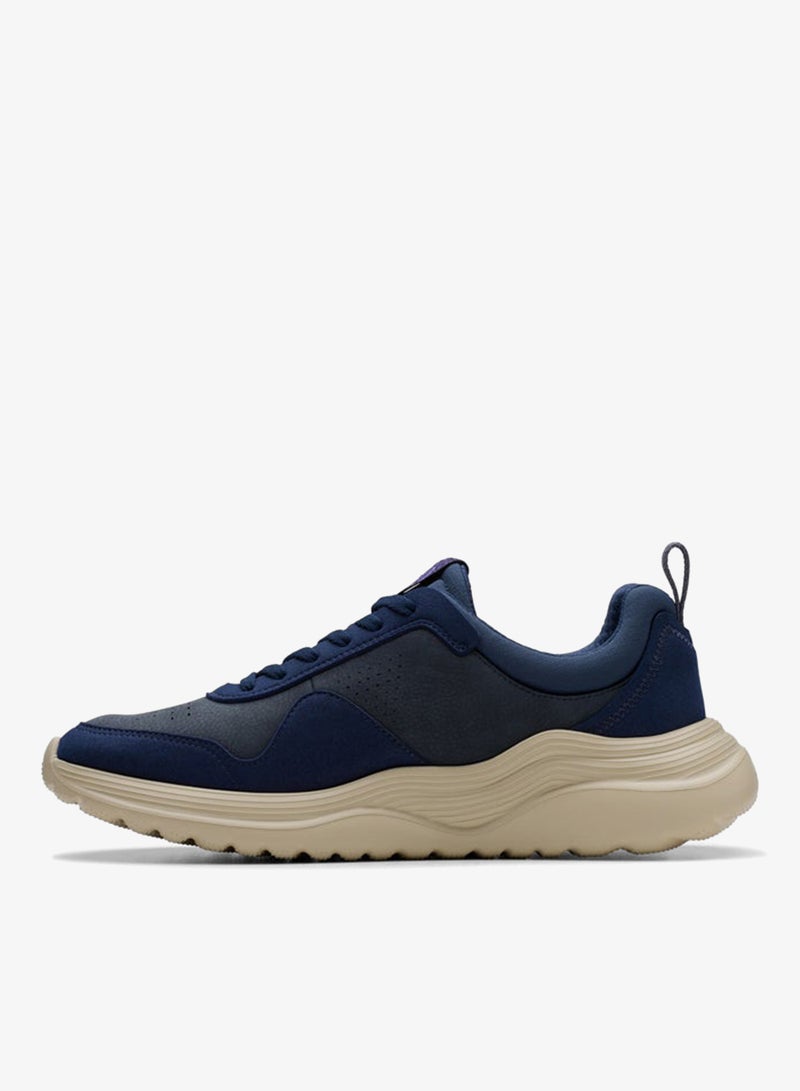 clarks Lt360 Lace Navy Nubuck - Image 2