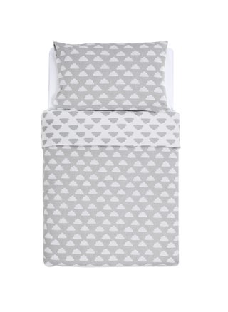 Pod Reversible Duvet And Pillow Set For Toddler And Kids 100% Cotton Fits Most Cot Size Duvets Suitable From 12 Months And Above, Colour - Cloud Nine, Dimension - Duvet Cover 120X100Cm, Pillowcase 40X60Cm - pzsku/Z6ED81F30F5C7FB89E82CZ/45/1746708287/6cd79d6e-888e-4186-afb3-c8e3ec964971