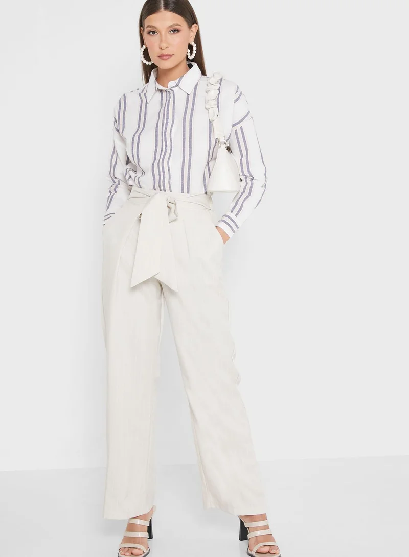 DOROTHY PERKINS Striped Oversized Shirt
