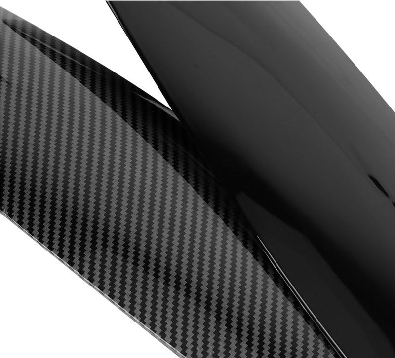 QASULER Carbon Fiber Headlight Eyebrow Trim for VW Golf 5 - Image 5