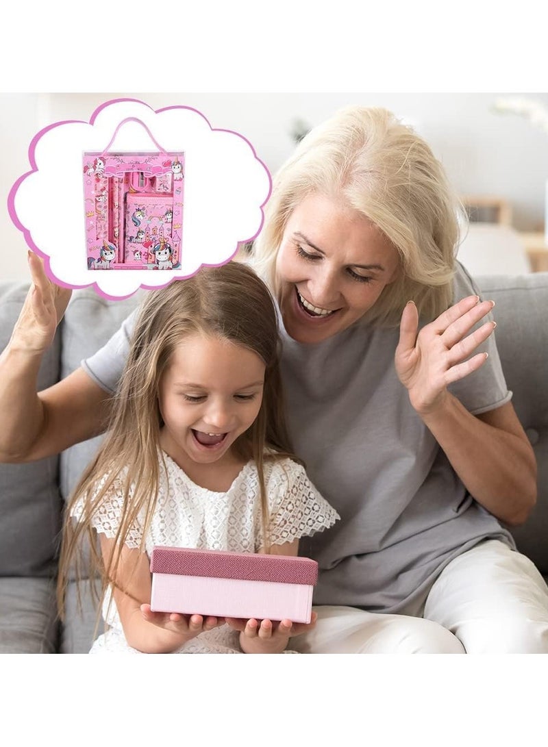 general Unicorn Stationery Set, including 2 pencil cases, a ruler, an eraser, a pencil sharpener and a money bag, Unicorn Stationery set for men and women - Image 5