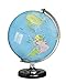 Replogle DayNight Illuminated TwoWay Map 12 Diameter Globe USA CartographySturdy Metal Base and Blue Ocean Globe BallProvoke the imagination in new ways The Day globe shows the striking colors of a blue ocean political map when not lit Turn the light on and witness the incredible change to the sky at night The Night globe names and shows 88 constellations and more than 35 of the brightest stars This unique globe is great as night light and it features a black base and pewter plated diecast semimeridian - Image 4
