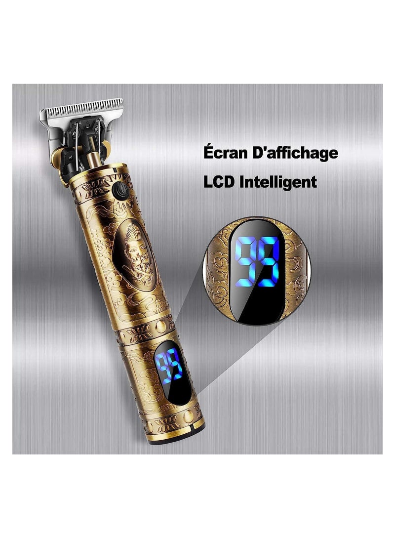 ELTRAZONE Professional Men’s Hair Trimmer, Long Hair Trimmer, Beard Trimmer, Cordless Hair Trimmer, Rechargeable, LED Display, Beard Trimmer for Men and Hairdressers. - Image 5