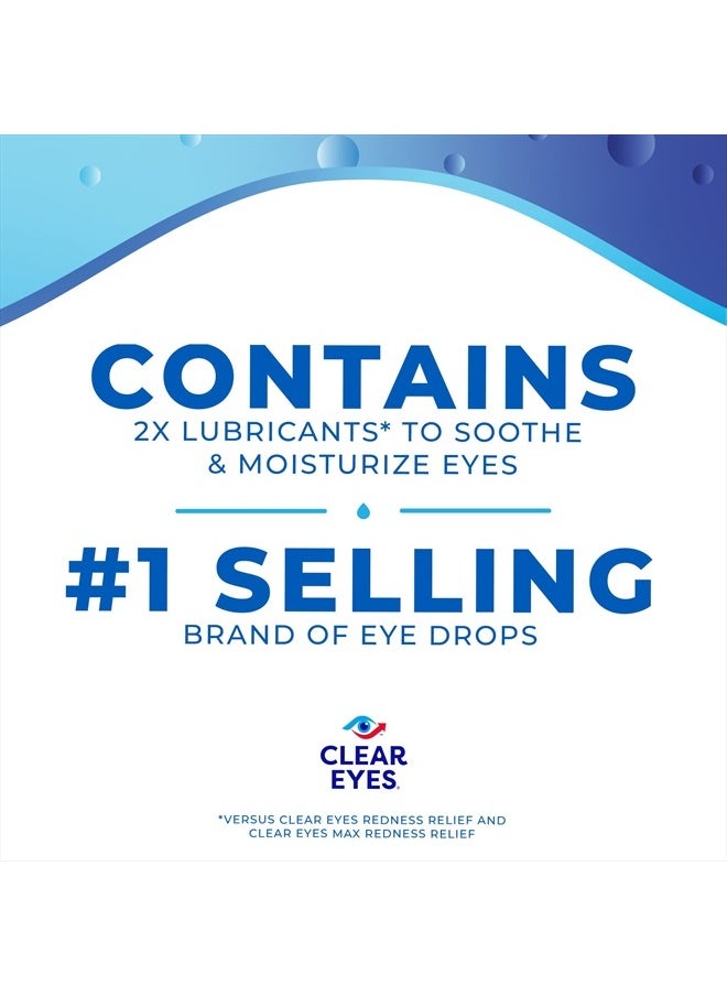 Clear Eyes Triple Relief Eye Drops 0.5 Fl Oz Pack Of 3  - Image 2